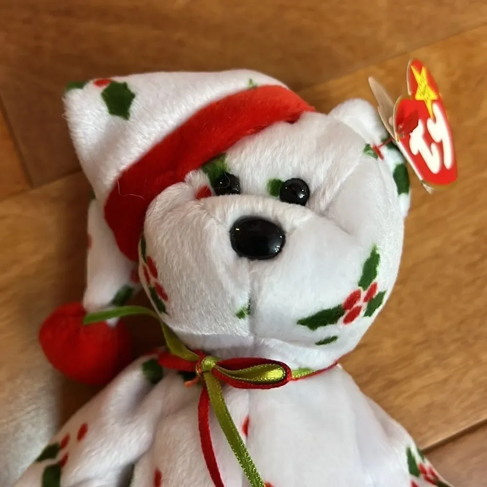 Ty Beanie Baby vintage 1998 Holiday Teddy‎